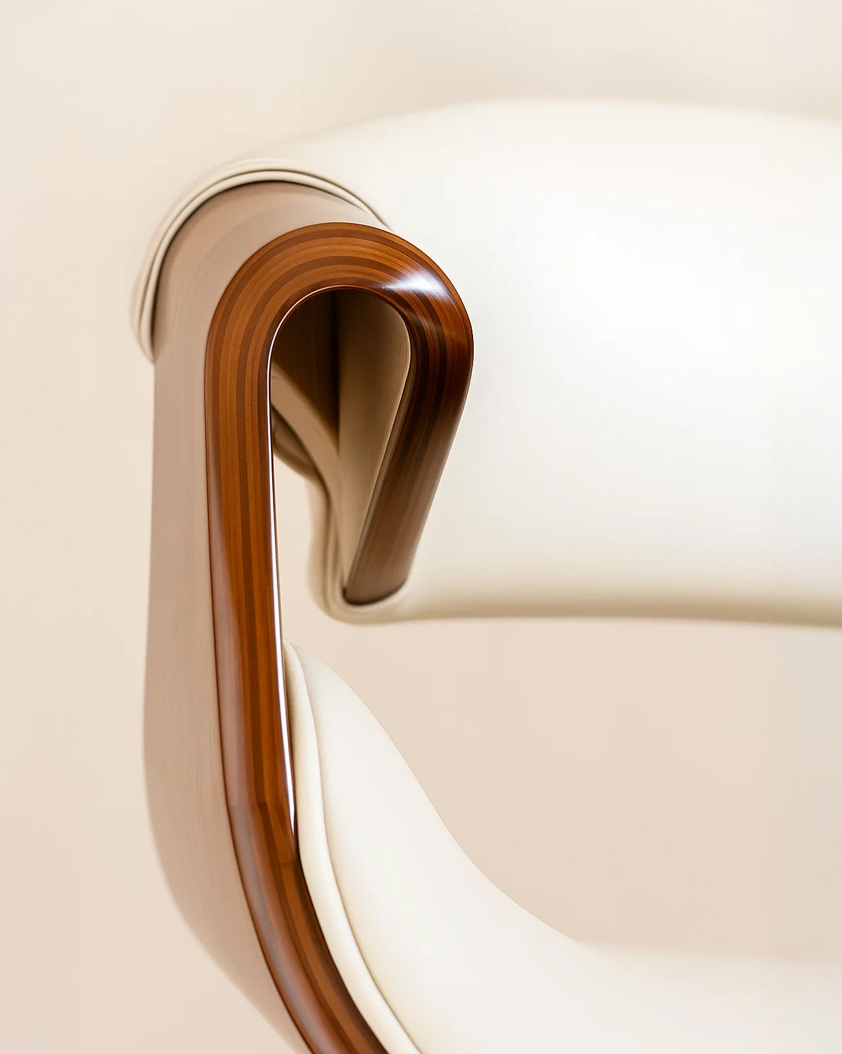 Ergonomic Danish Office Chair (White, Curve) | Scandinavian Desk Chair (Outlet) Outlet Products - Marcel Olsen