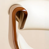 Ergonomic Danish Office Chair (White, Curve) | Scandinavian Desk Chair (Outlet) Outlet Products - Marcel Olsen