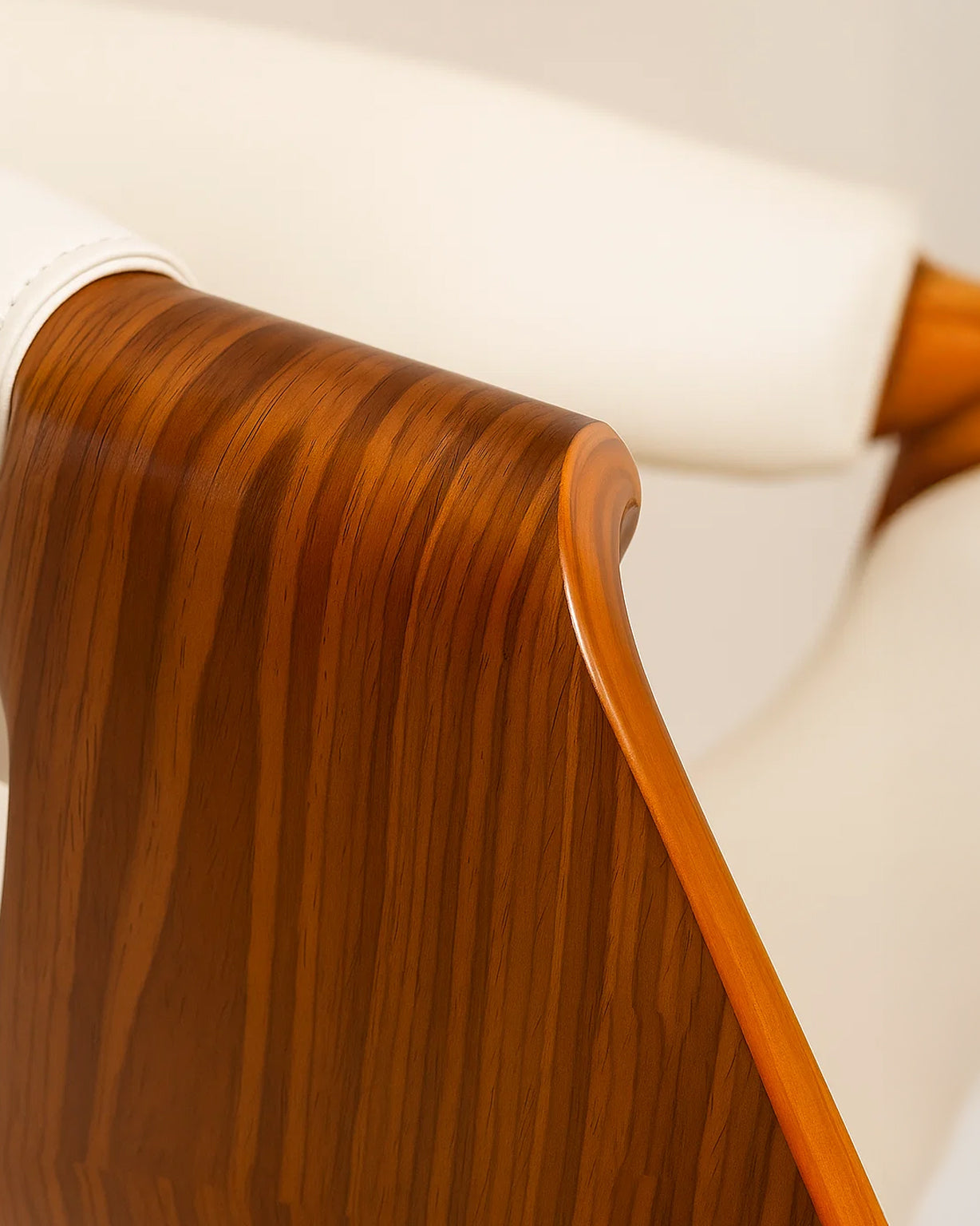 Ergonomic Danish Office Chair (White, Curve) | Scandinavian Desk Chair (Outlet) Outlet Products - Marcel Olsen