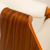 Ergonomic Danish Office Chair (White, Curve) | Scandinavian Desk Chair (Outlet) Outlet Products - Marcel Olsen