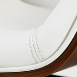 Ergonomic Danish Office Chair (White, High) | Scandinavian Desk Chair Office Chair - Marcel Olsen