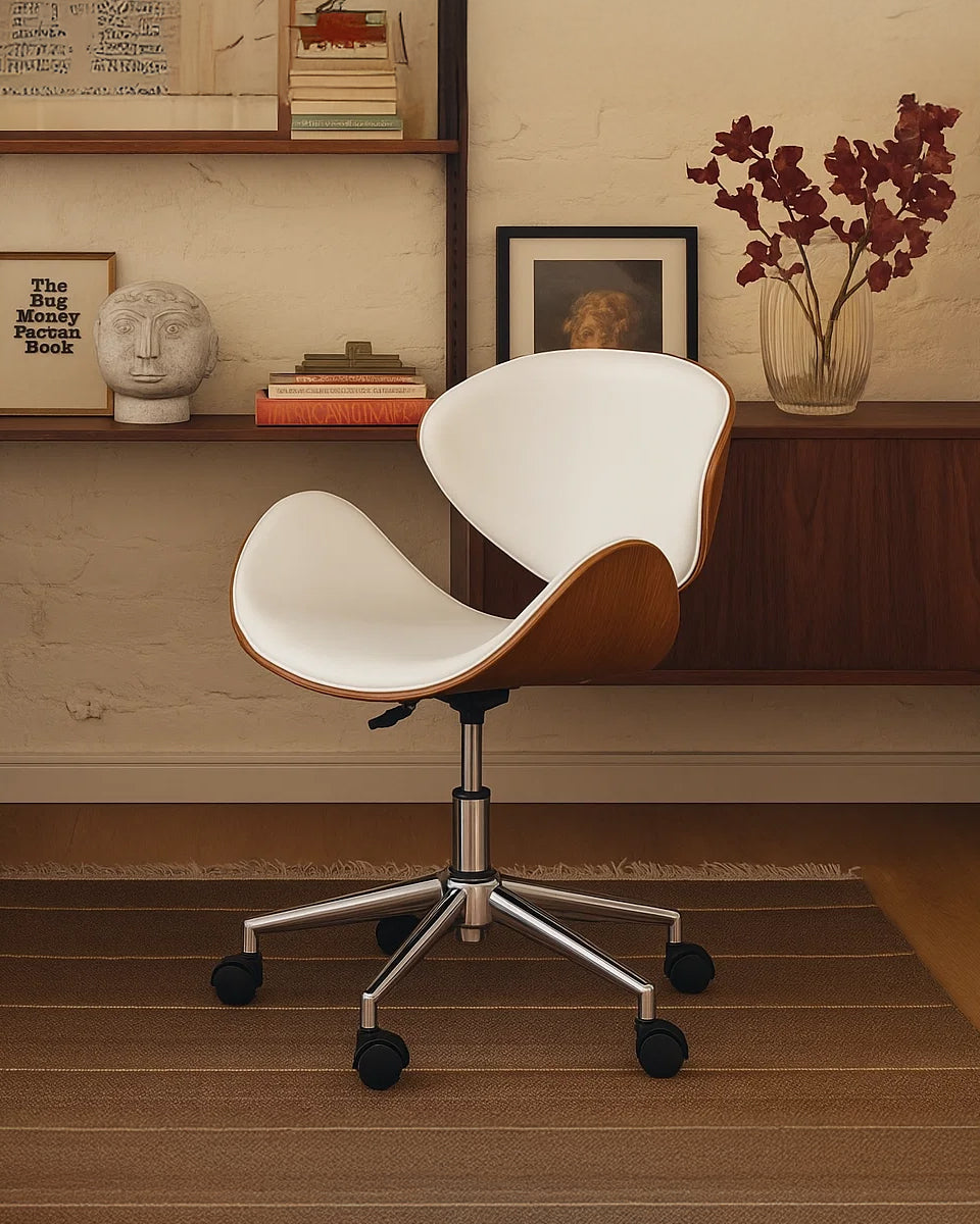 Ergonomic Danish Office Chair (White, Wing) - Outlet Office Chair - Marcel Olsen