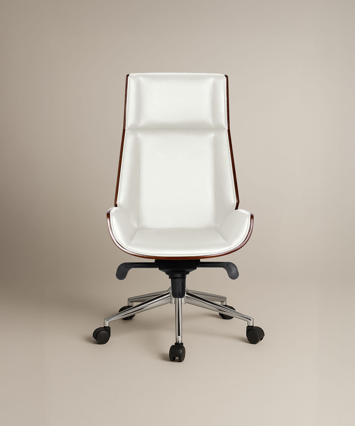 Ergonomic Danish Office Chair (White, High) | Scandinavian Desk Chair Office Chair - Jacob Bek