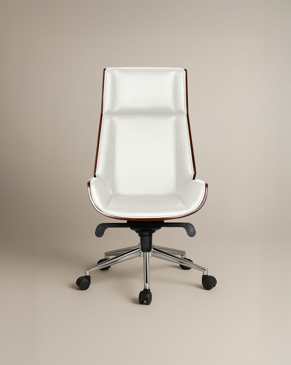 Ergonomic Danish Office Chair (White, High) | Scandinavian Desk Chair Office Chair - Jacob Bek