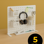 Desk Storage Rack Pegboard (5 Units) Outlet Products - Marcel Olsen