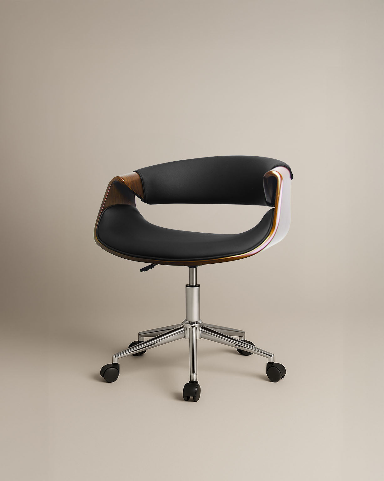 Ergonomic Danish Office Chair (Black, Curve) | Scandinavian Desk Chair (Outlet) Outlet Products - Marcel Olsen
