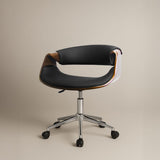 Ergonomic Danish Office Chair (Black, Curve) | Scandinavian Desk Chair (Outlet) Outlet Products - Marcel Olsen