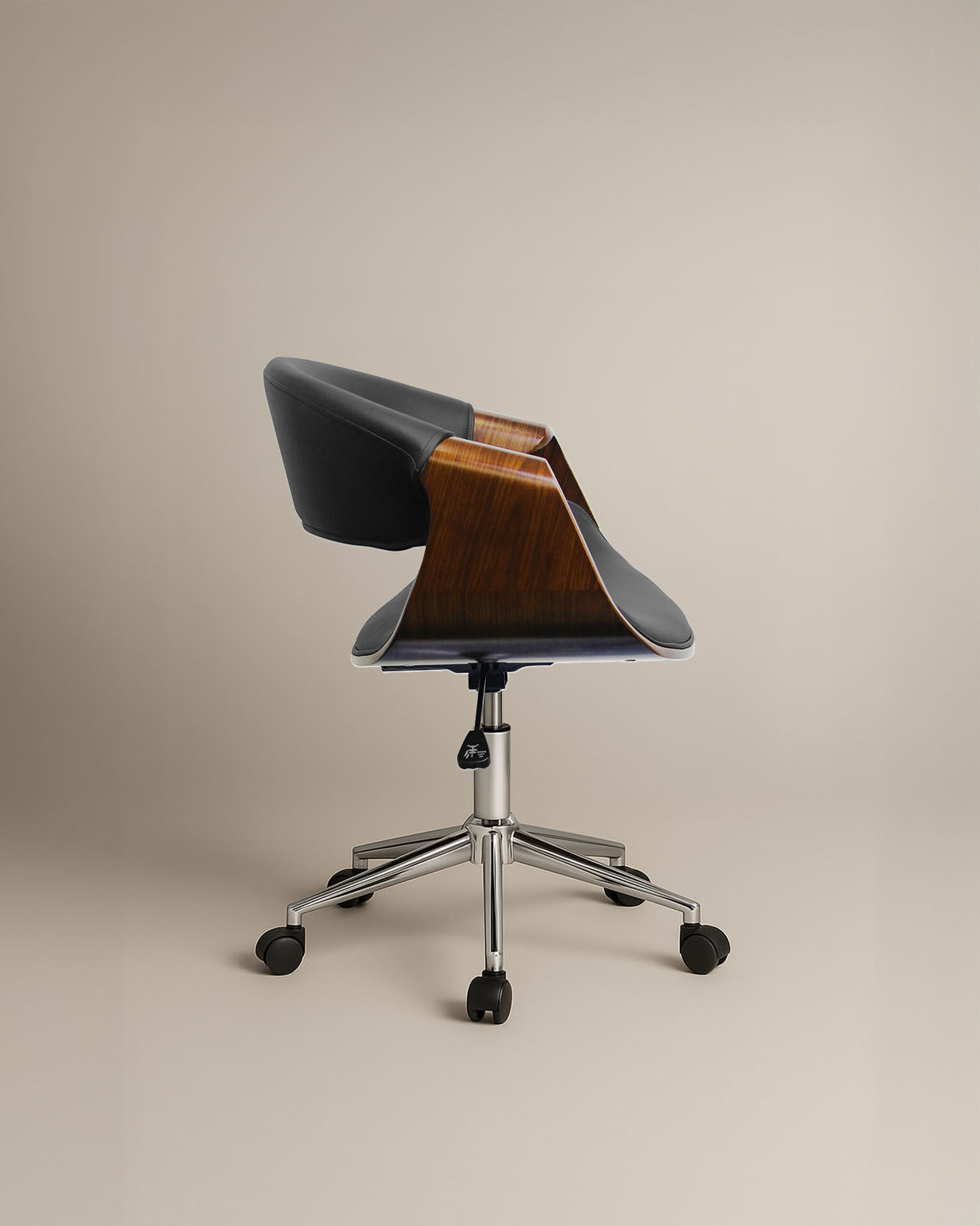 Ergonomic Danish Office Chair (Black, Curve) | Scandinavian Desk Chair (Outlet) Outlet Products - Marcel Olsen