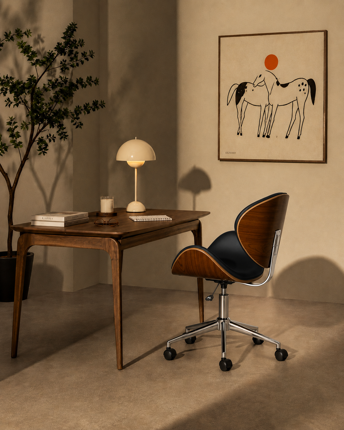 Ergonomic Danish Office Chair (Black, Wing) - Outlet Office Chair - Marcel Olsen