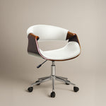 Ergonomic Danish Office Chair (White, Curve) | Scandinavian Desk Chair (Outlet) Outlet Products - Marcel Olsen