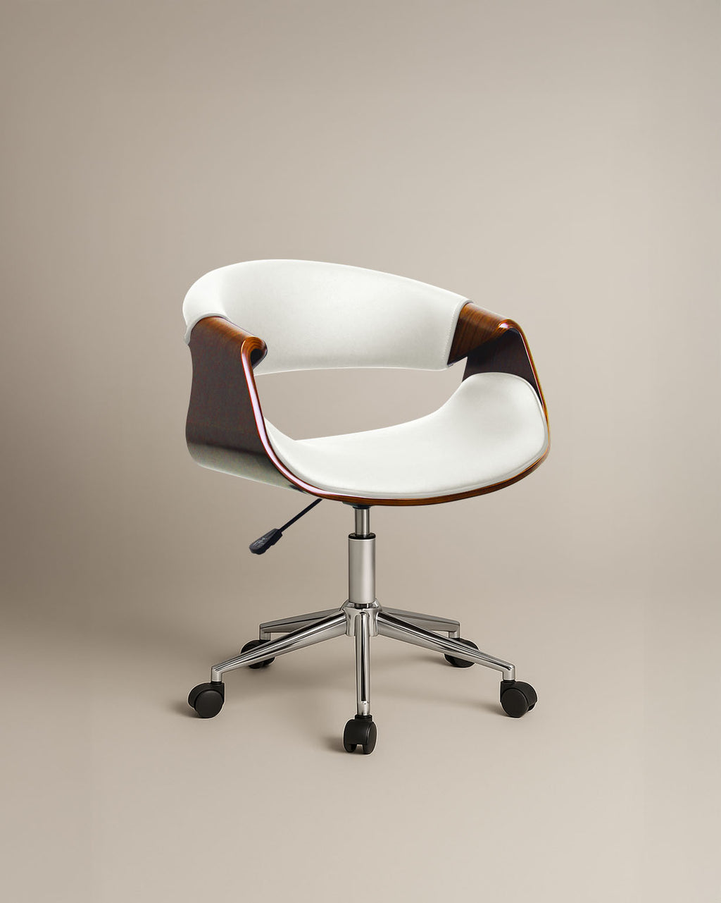 Ergonomic Danish Office Chair (White, Curve) - Outlet Office Chair - Marcel Olsen
