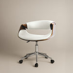 Ergonomic Danish Office Chair (White, Curve) | Scandinavian Desk Chair (Outlet) Outlet Products - Marcel Olsen
