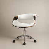 Ergonomic Danish Office Chair (White, Curve) | Scandinavian Desk Chair (Outlet) Outlet Products - Jacob Bek