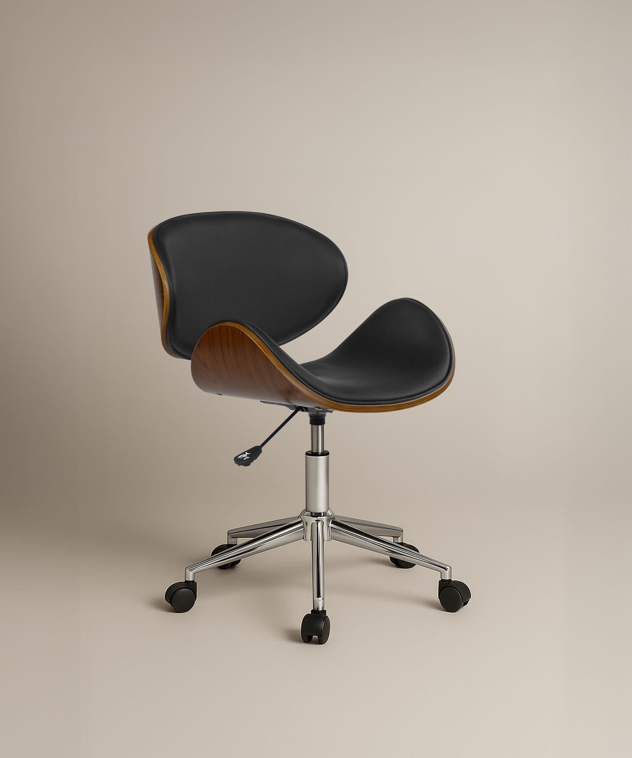 Ergonomic Danish Office Chair (Black, Wing) | Scandinavian Desk Chair Office Chair - Jacob Bek