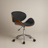 Ergonomic Danish Office Chair (Black, Wing) | Scandinavian Desk Chair Office Chair - Jacob Bek