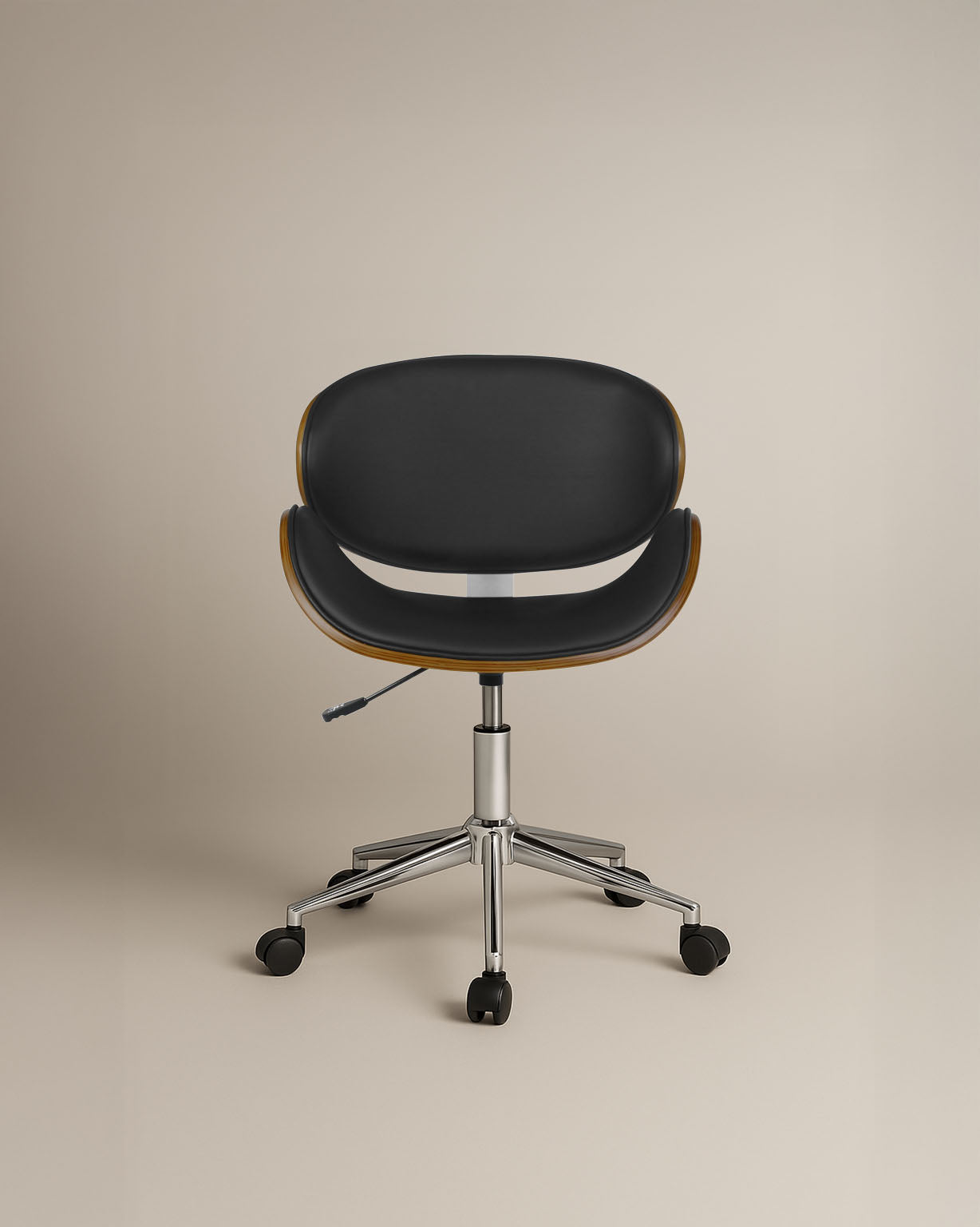 Ergonomic Danish Office Chair (Black, Wing) | Scandinavian Desk Chair Office Chair - Jacob Bek