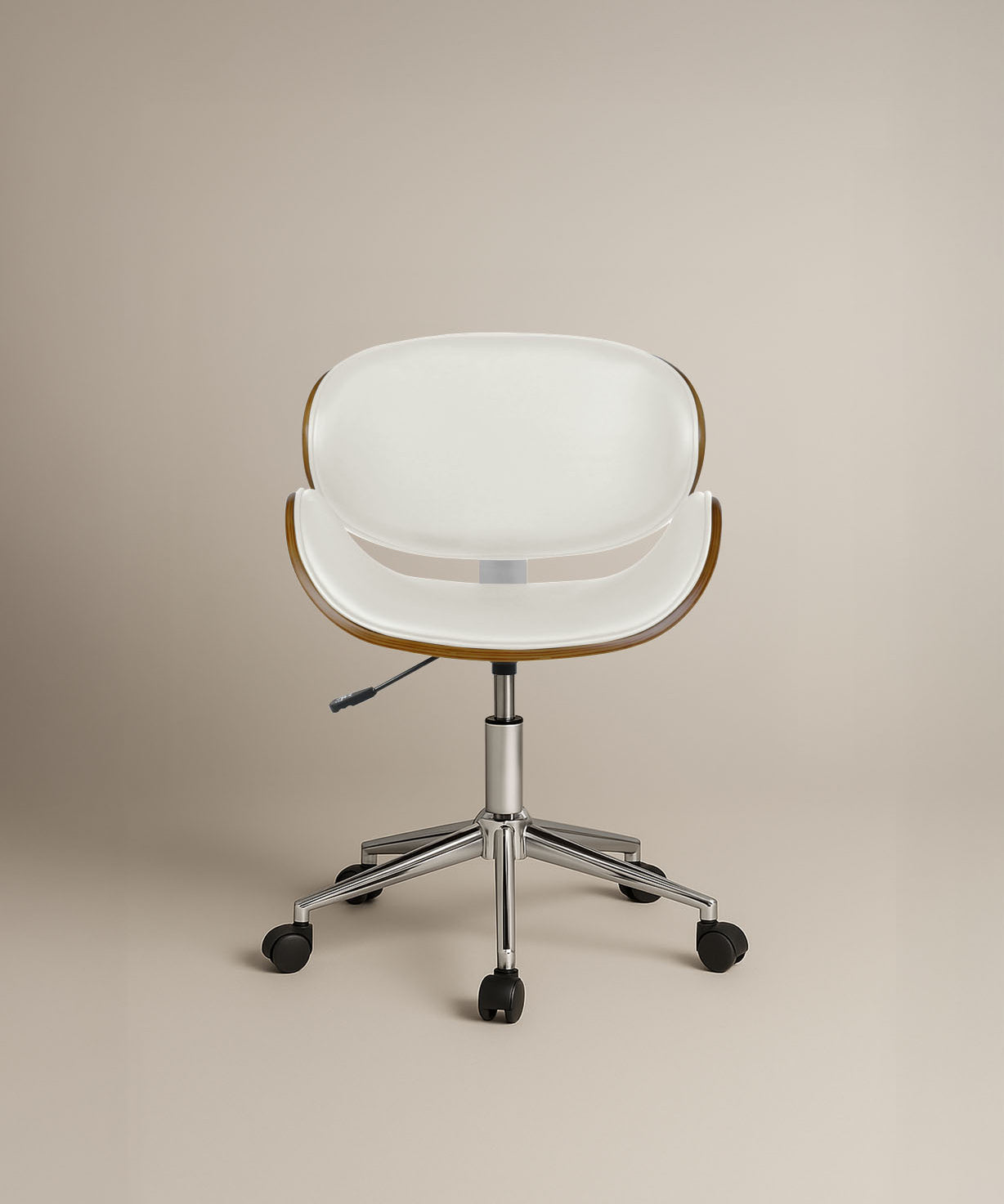 Ergonomic Danish Office Chair (White, Wing) | Scandinavian Desk Chair Office Chair - Jacob Bek