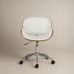Ergonomic Danish Office Chair (White, Wing) | Scandinavian Desk Chair Office Chair - Marcel Olsen