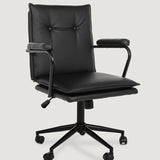 Executive Cushioned Office Chair (Black) - Marcel Olsen