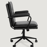 Executive Cushioned Office Chair (Black) - Marcel Olsen