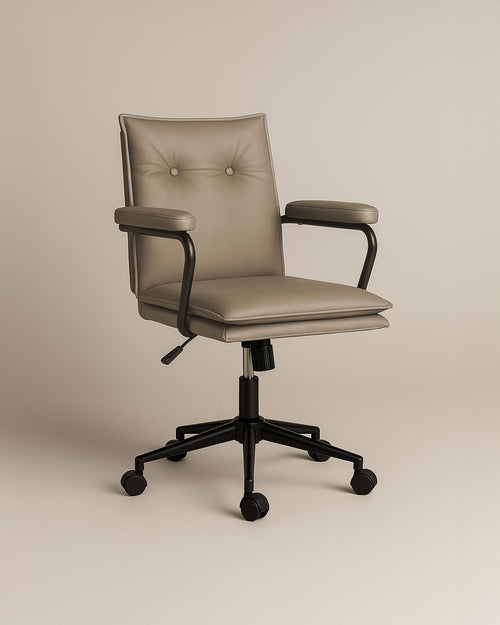 Executive Cushioned Office Chair (Smoke Beige) – Outlet - Marcel Olsen