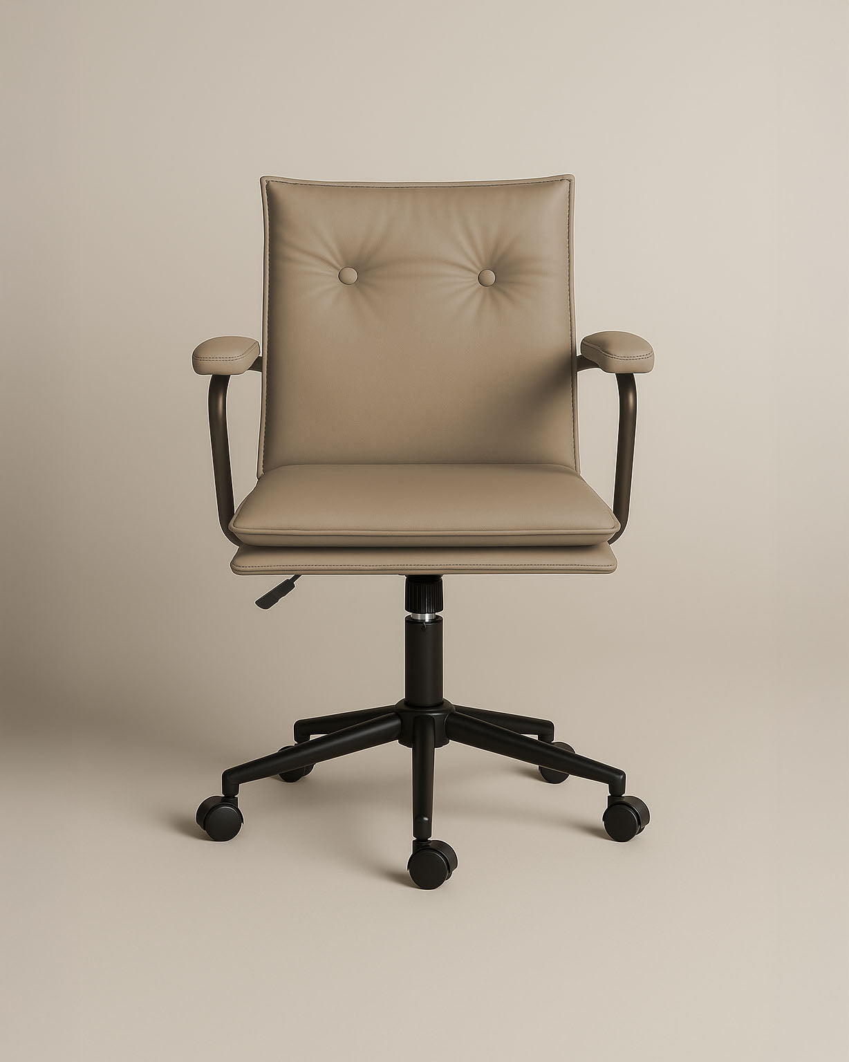 Executive Cushioned Office Chair (Smoke Beige) – Outlet