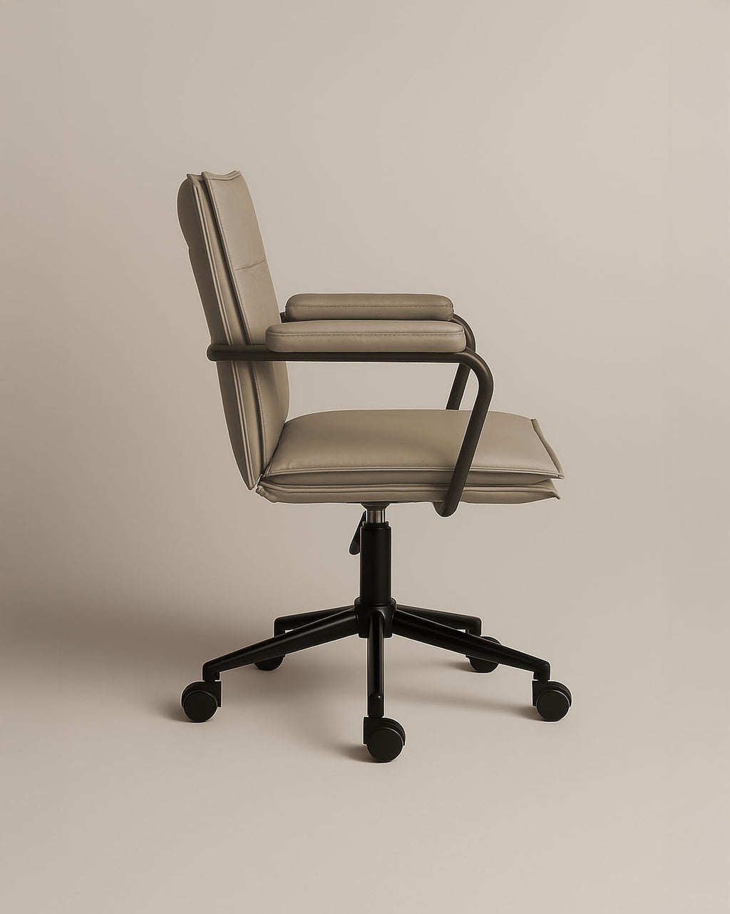Executive Cushioned Office Chair (Smoke Beige) – Outlet - Marcel Olsen