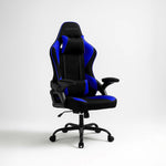 Gaming Chair Ergonomic (Blitz Blue) | Reclining, Adjustable Arms (Fabric) Gaming Chair - Gaming