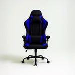 Gaming Chair Ergonomic (Blitz Blue) | Reclining, Adjustable Arms (Fabric) Gaming Chair - Gaming