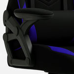 Gaming Chair Ergonomic (Blitz Blue) | Reclining, Adjustable Arms (Fabric) Gaming Chair - Gaming