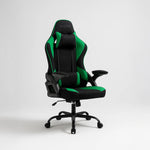 Gaming Chair Ergonomic (Hunter Green) | Reclining, Adjustable Arms (Fabric) Gaming Chair - Gaming