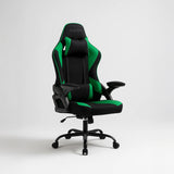 Gaming Chair Ergonomic (Hunter Green) | Reclining, Adjustable Arms (Fabric) Gaming Chair - Gaming