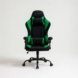 Gaming Chair Ergonomic (Hunter Green) | Reclining, Adjustable Arms (Fabric) Gaming Chair - Gaming