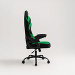 Gaming Chair Ergonomic (Hunter Green) | Reclining, Adjustable Arms (Fabric) Gaming Chair - Gaming