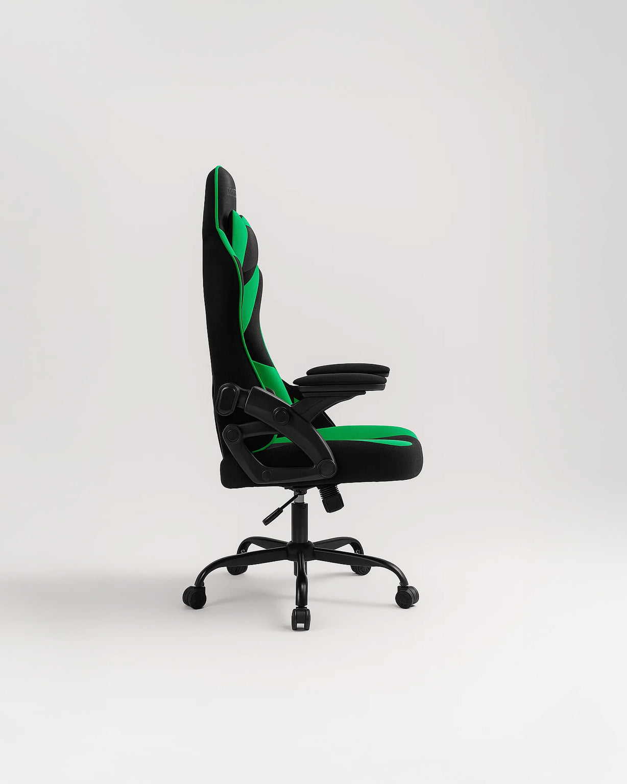 Gaming Chair Ergonomic (Hunter Green) | Reclining, Adjustable Arms (Fabric) Gaming Chair - Gaming