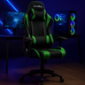 Gaming Chair Ergonomic (Hunter Green) | Reclining, Adjustable Arms (Fabric) Gaming Chair - Jacob Bek Gaming