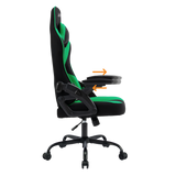 Gaming Chair Ergonomic (Hunter Green) | Reclining, Adjustable Arms (Fabric) Gaming Chair - Jacob Bek Gaming