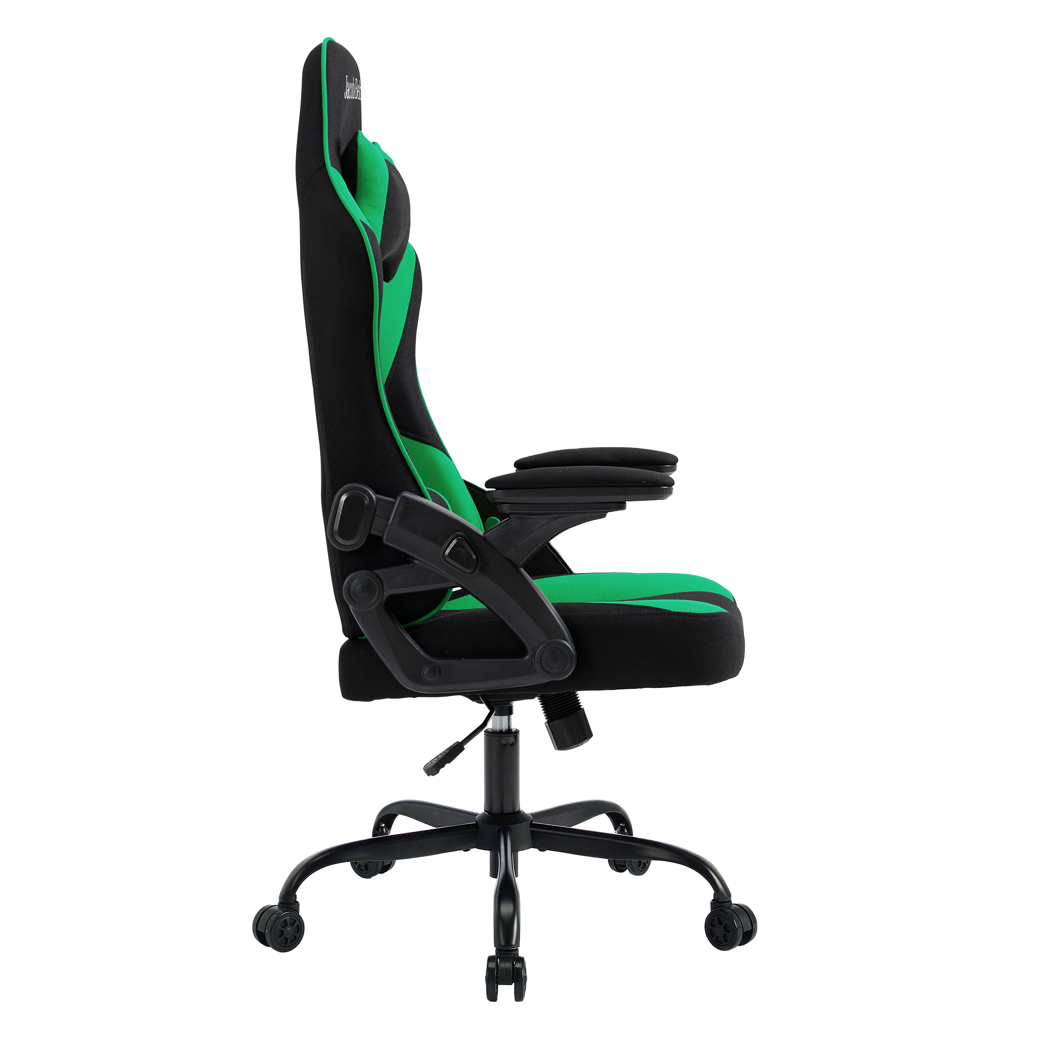 Gaming Chair Ergonomic (Hunter Green) | Reclining, Adjustable Arms (Fabric) Gaming Chair - Jacob Bek Gaming