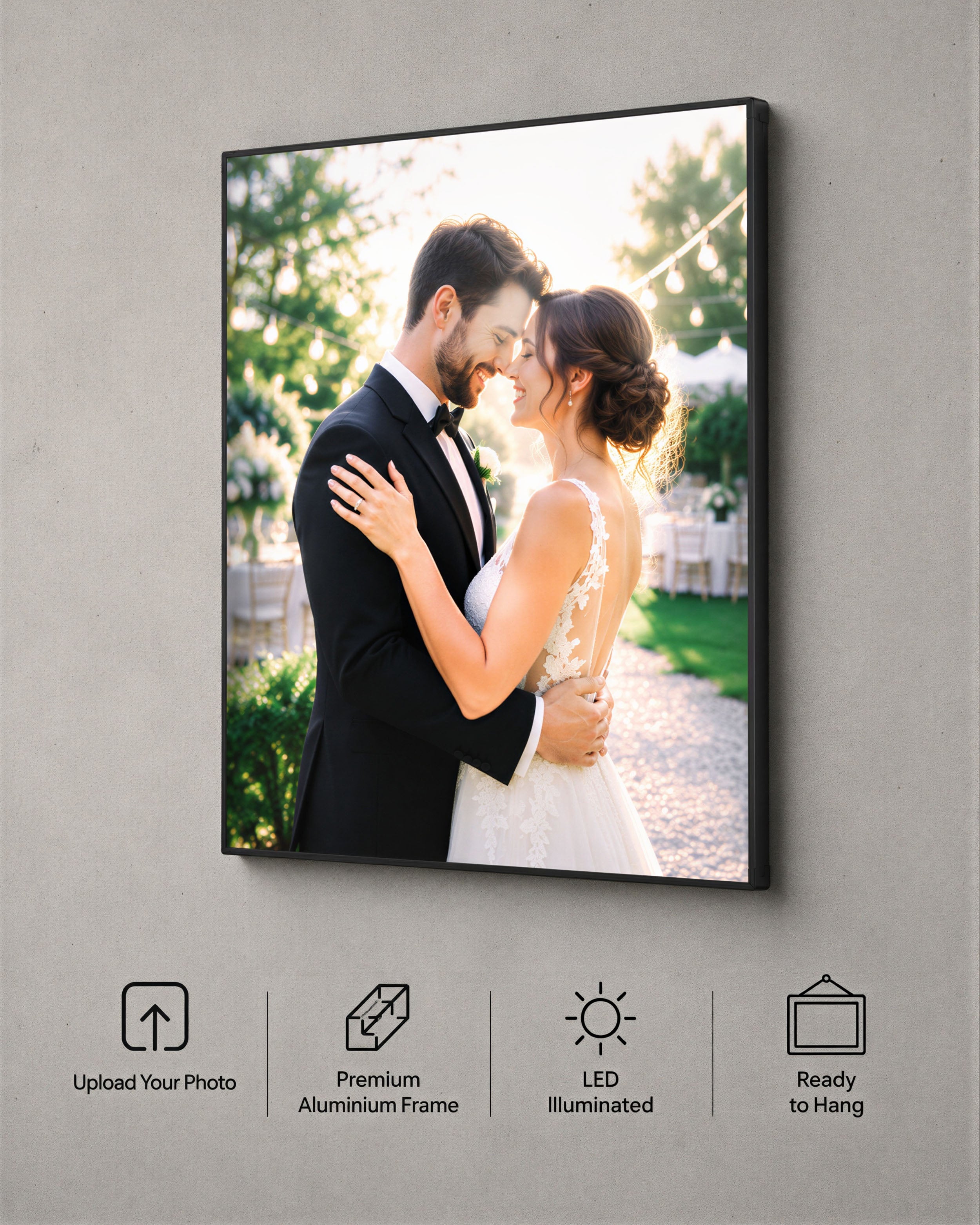 Custom Illuminated Picture Frame