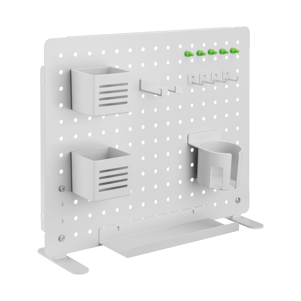 Metal Desk Pegboard Organizer – Magnets, Hooks & Holders Included - Outlet Accessories - Marcel Olsen