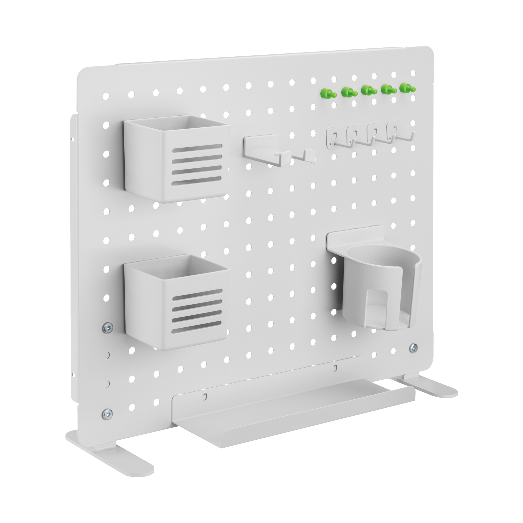 Metal Desk Pegboard Organizer – Magnets, Hooks & Holders Included - Outlet Accessories - Marcel Olsen