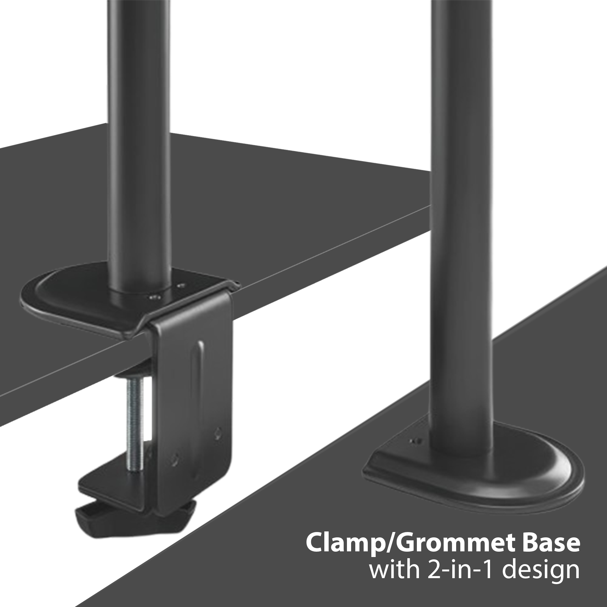 Single Monitor Mount – Adjustable Desk Clamp Stand (VESA 75/100) - Outlet Monitor Mount - Marcel Olsen