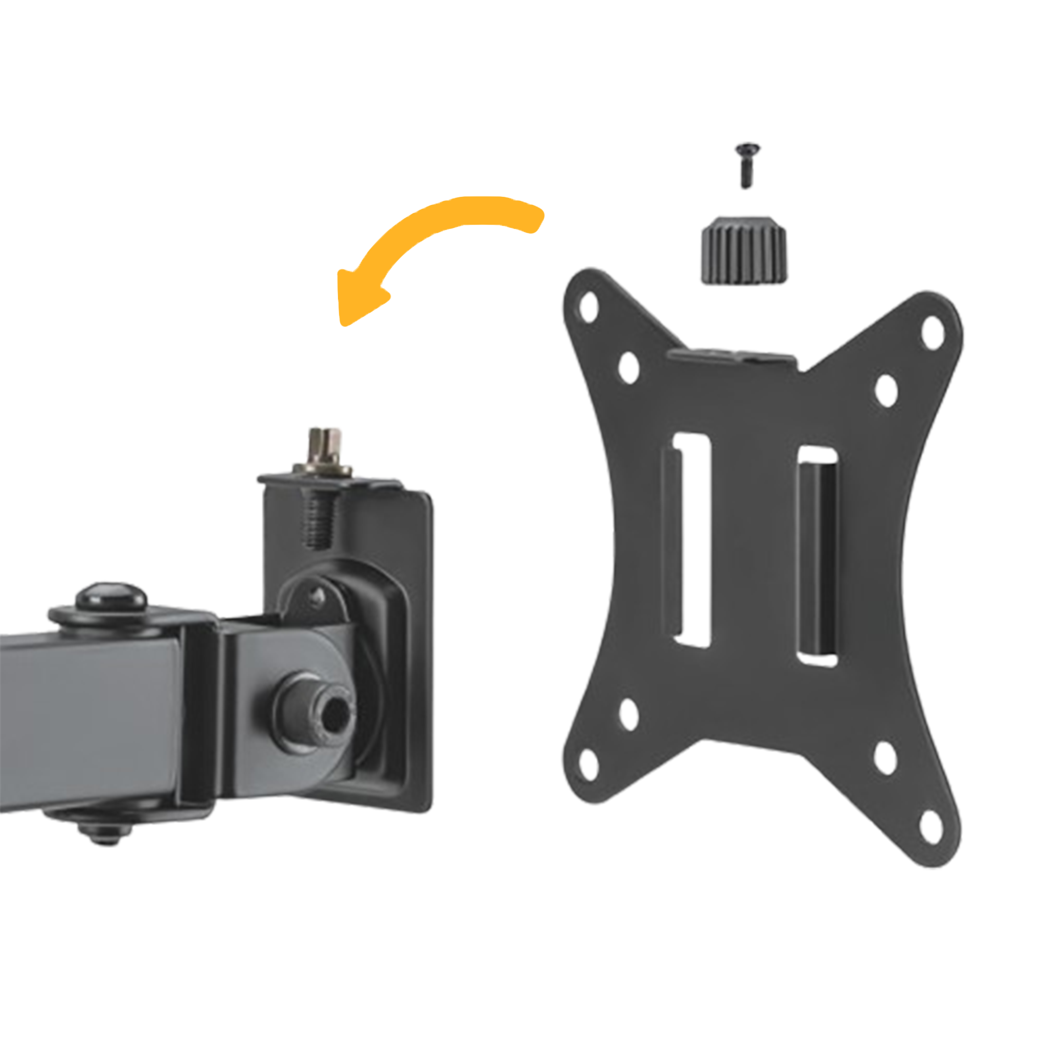Laptop & Monitor Mount – Dual Desk Clamp Stand (Laptop Tray + VESA 75/100) - Outlet Monitor Mount - Marcel Olsen