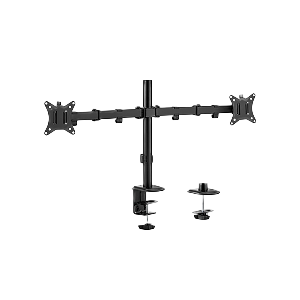 Dual Monitor Mount – Adjustable Desk Clamp Stand (VESA 75/100) - Outlet Gaming Monitor Mount - Marcel Olsen
