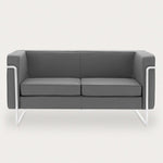 MO-77 Bauhaus Sofa 2 Seater (Wayward Grey Leather) - Marcel Olsen