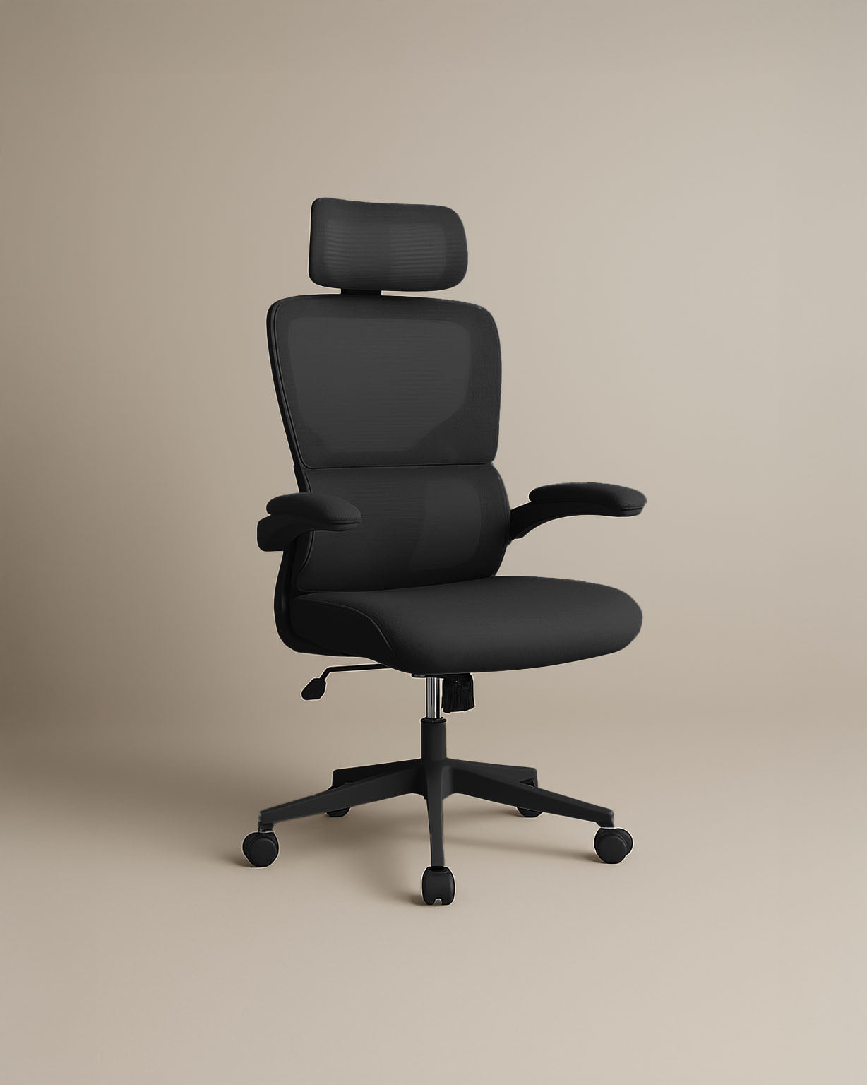 Mesh Office Chair (Black) | Ergonomic Desk Chair - Jacob Bek