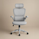 Mesh Office Chair (Grey) | Ergonomic Desk Chair - Jacob Bek