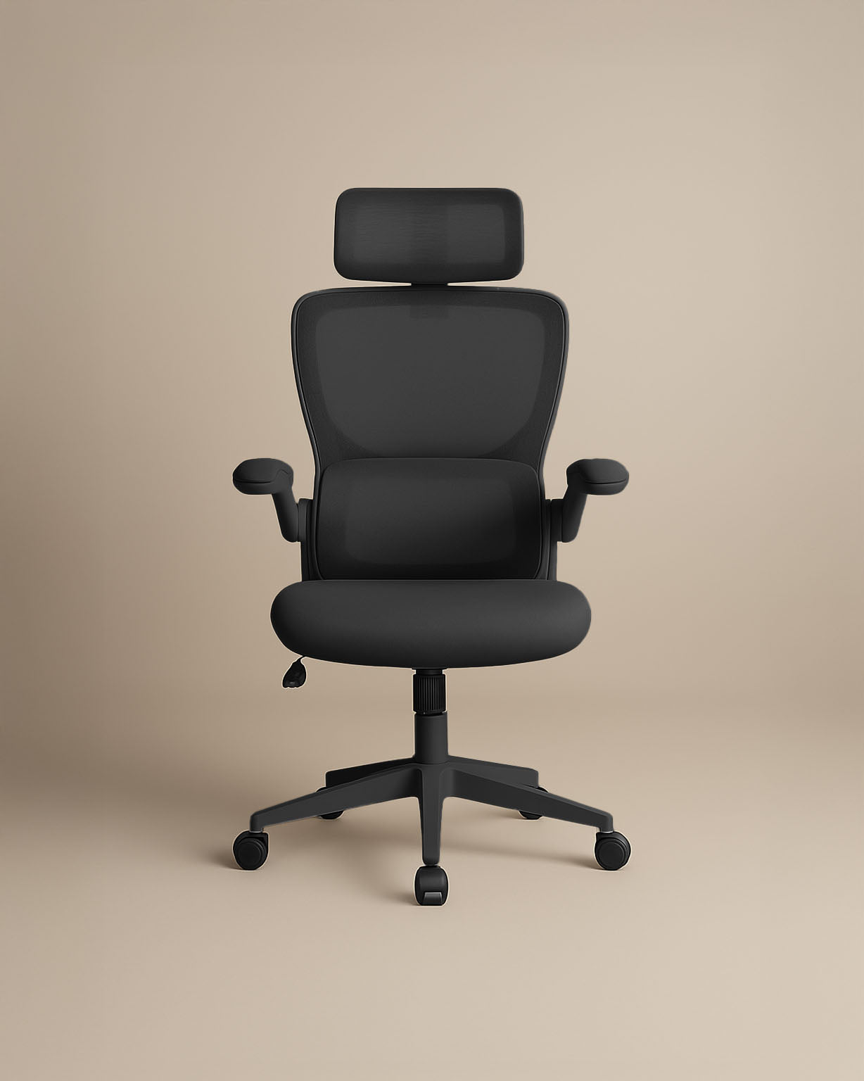 Mesh Office Chair (Black) | Ergonomic Desk Chair - Jacob Bek