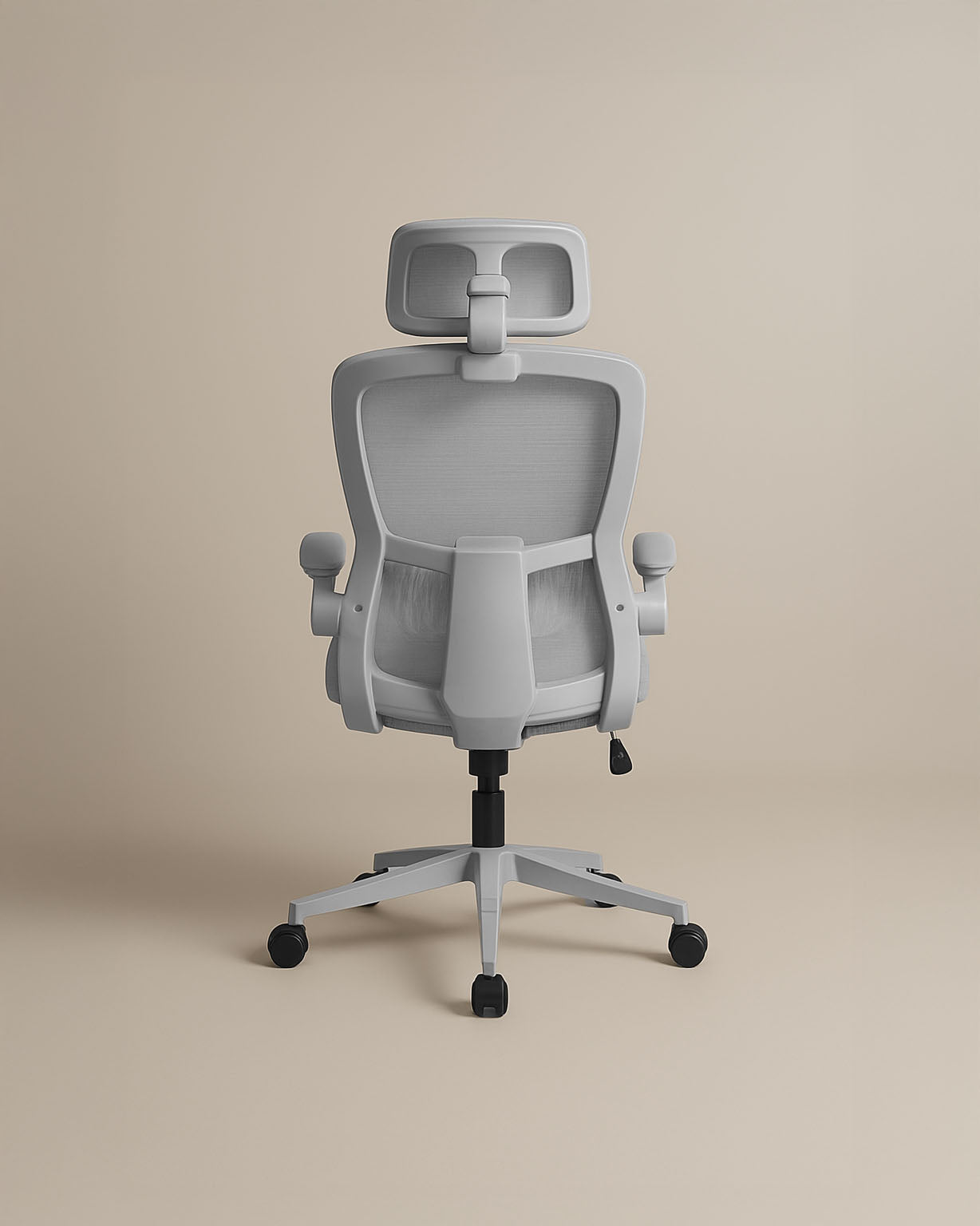 Mesh Office Chair (Grey) | Ergonomic Desk Chair - Jacob Bek