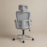 Mesh Office Chair (Grey) | Ergonomic Desk Chair - Jacob Bek